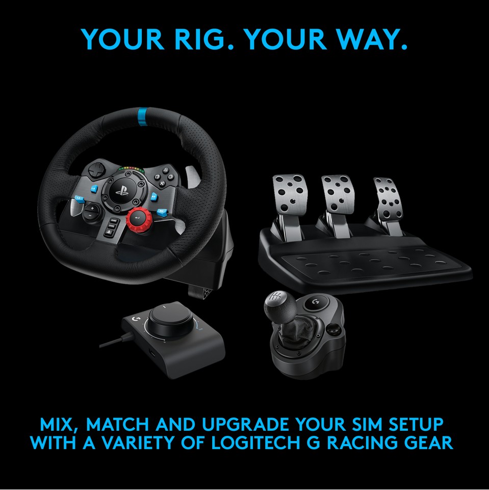 Logitech - G29 Driving Force PS3/PS4/PS5 + Astro A10 Bundle