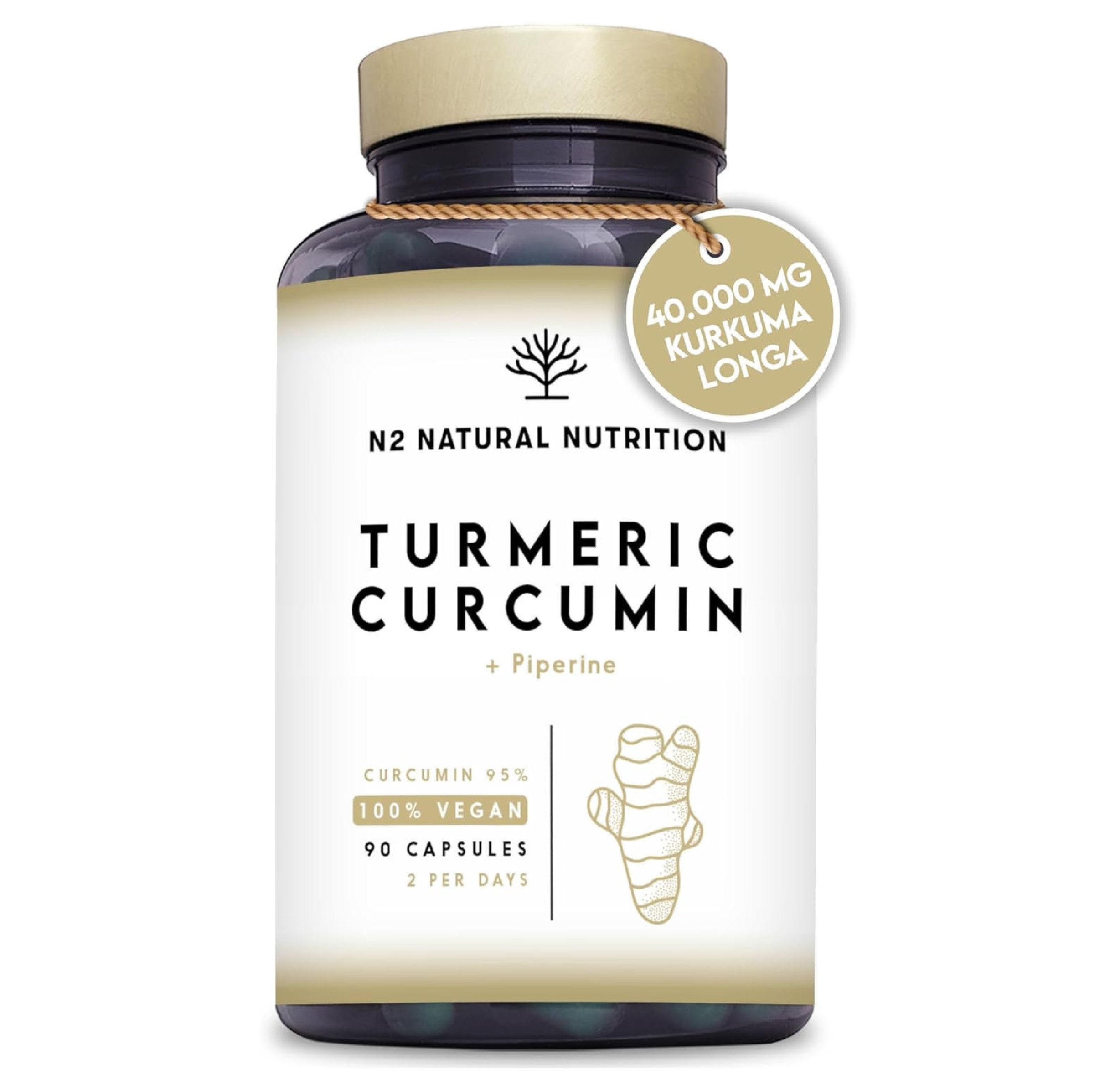N2 Natural Nutrition Kurkuma Kapseln
