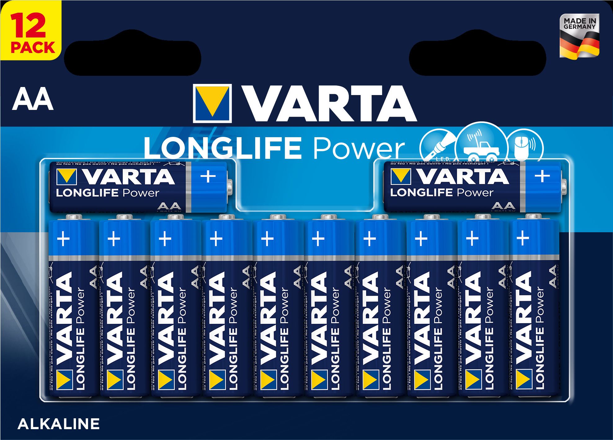 Longlife Power batteri AA LR06 - BL12
