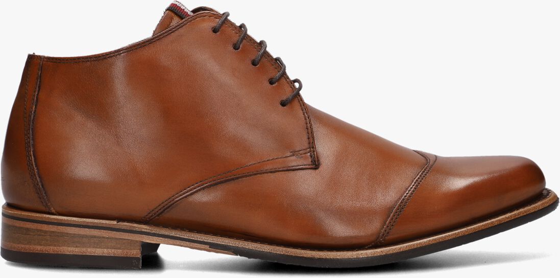 FLORIS VAN BOMMEL cognac floris van bommel nette schoenen sfm-50007