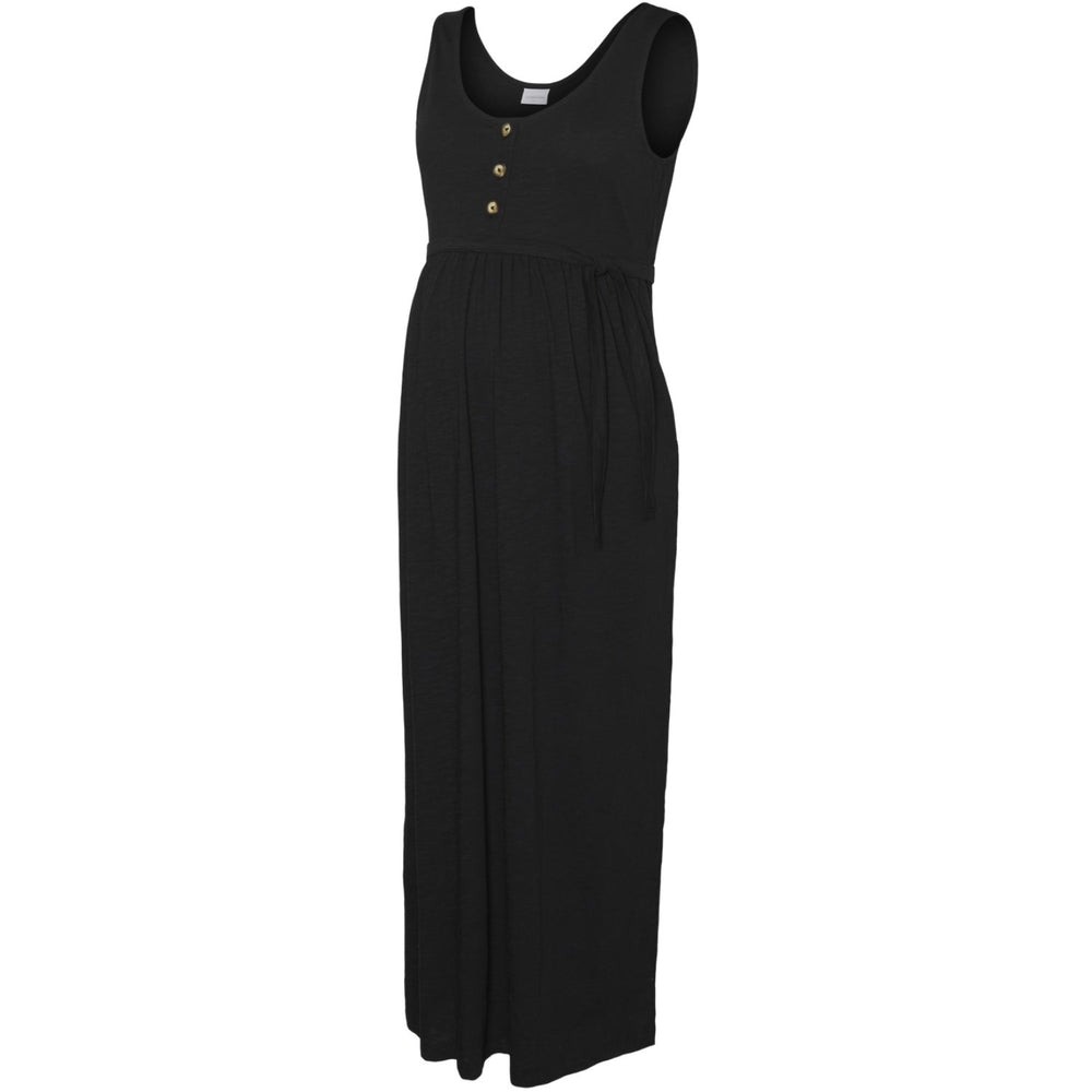 Køb Mama;licious Black Mlevi Lia Sl Jrs Ankle Kjole 2F Noos