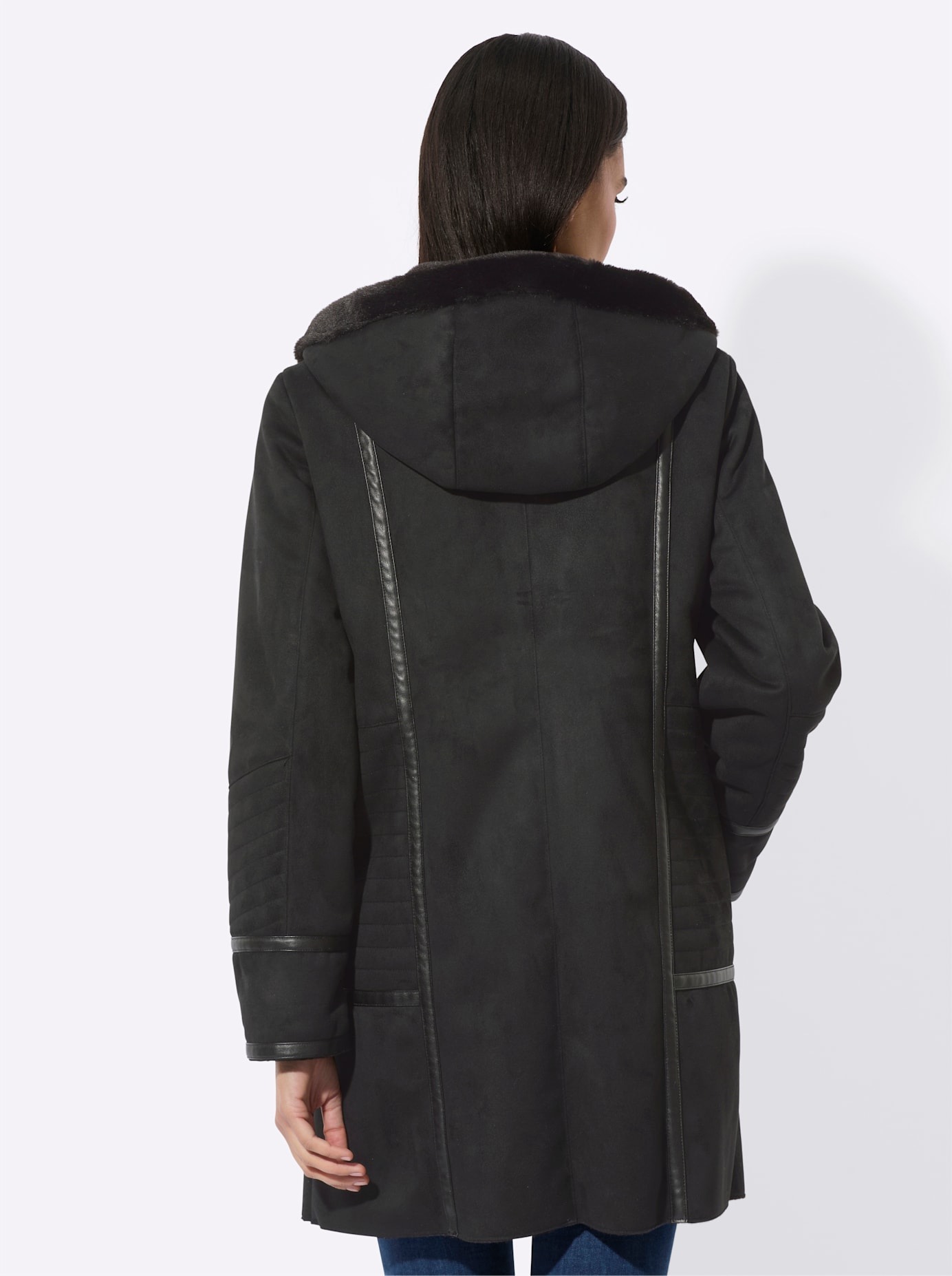 Mainpol Langjacke mit Kapuze