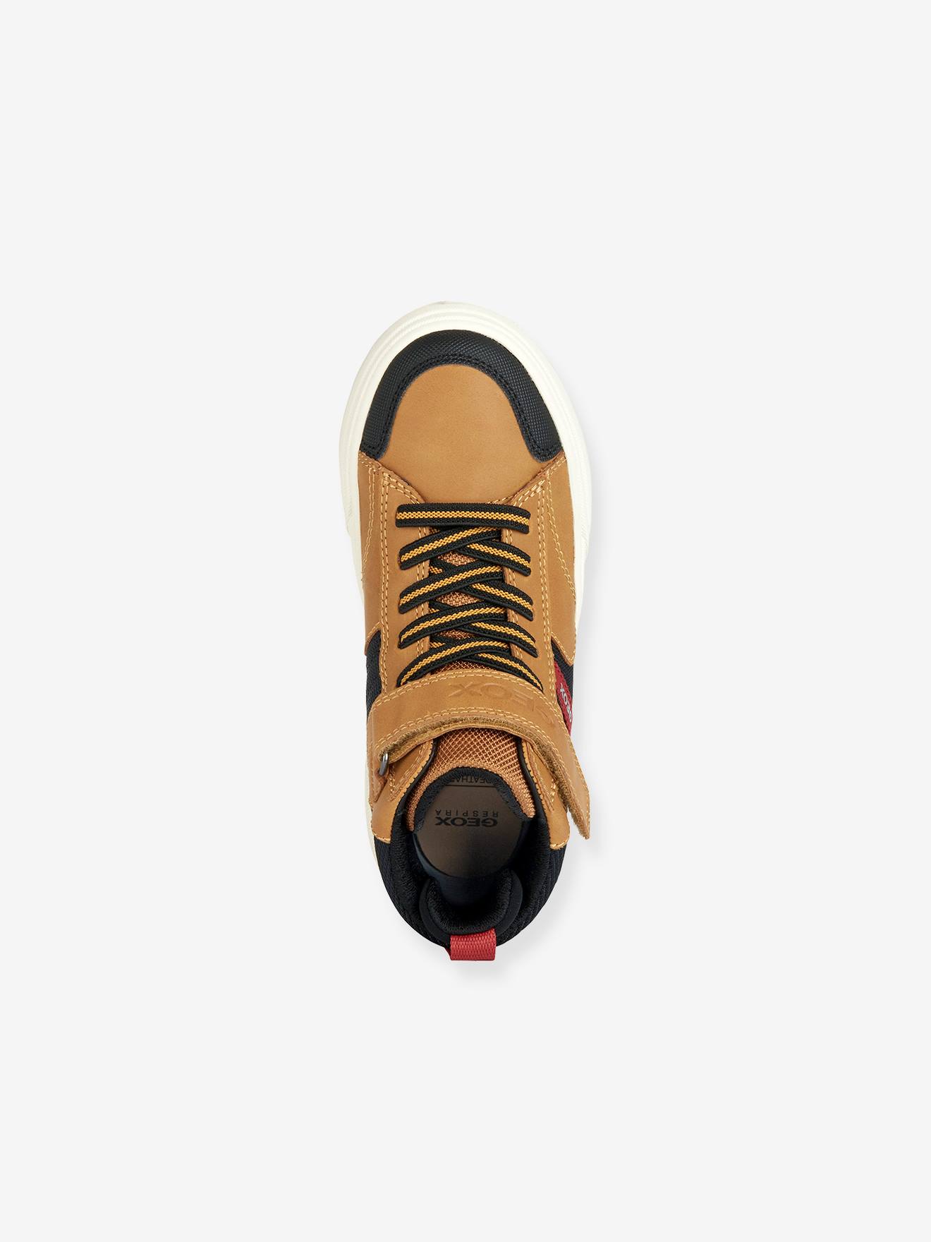 Tênis de cano alto Geox® J Weemble para meninos, cor camelo