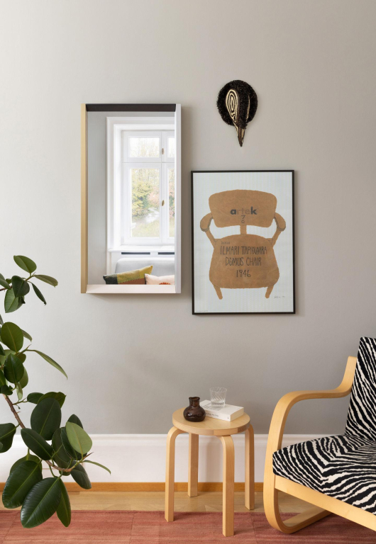 Vitra Colour Frame spiegel 91x48 blue/orange