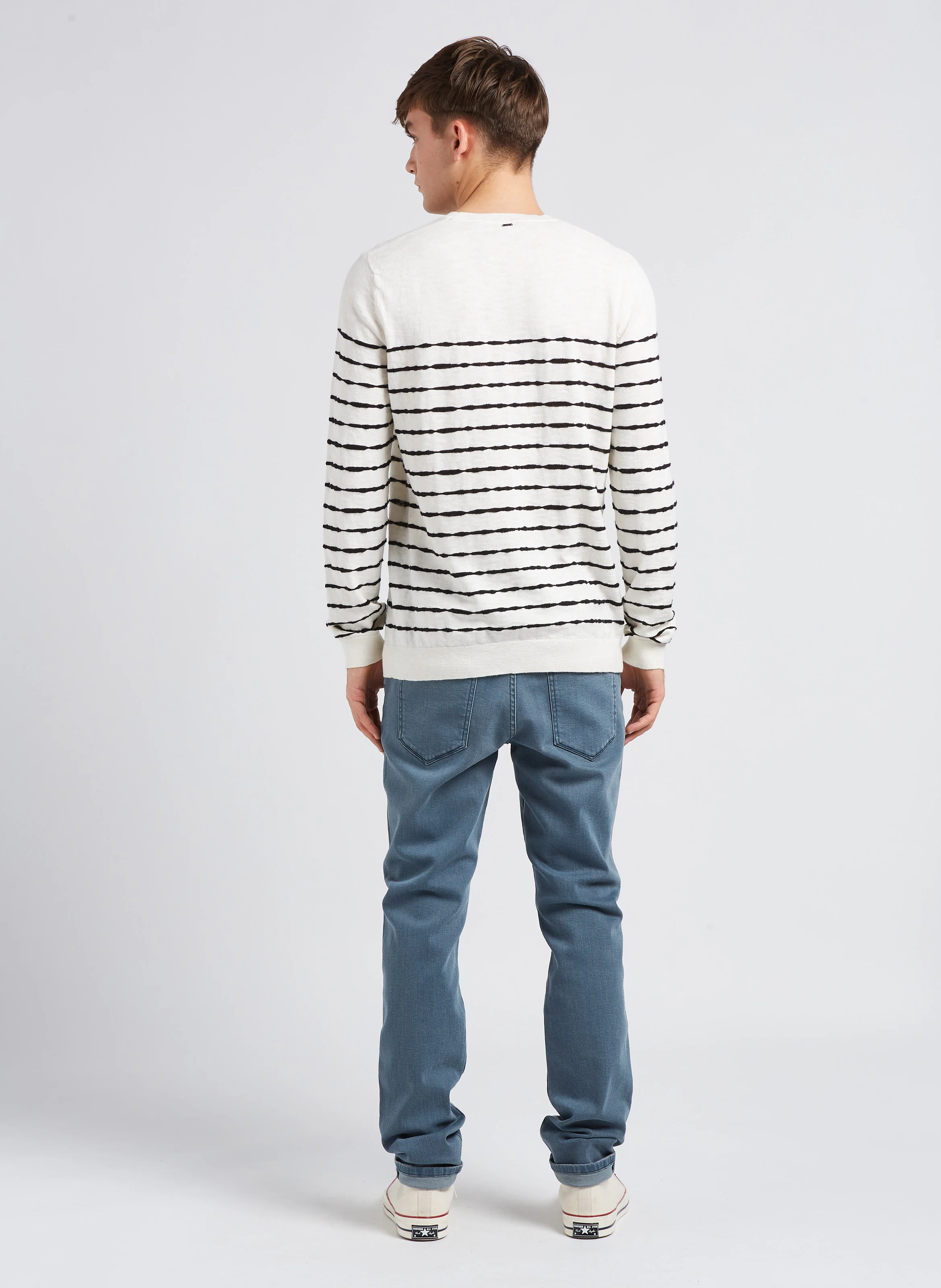Jean slim en coton bio stretch| Bleu