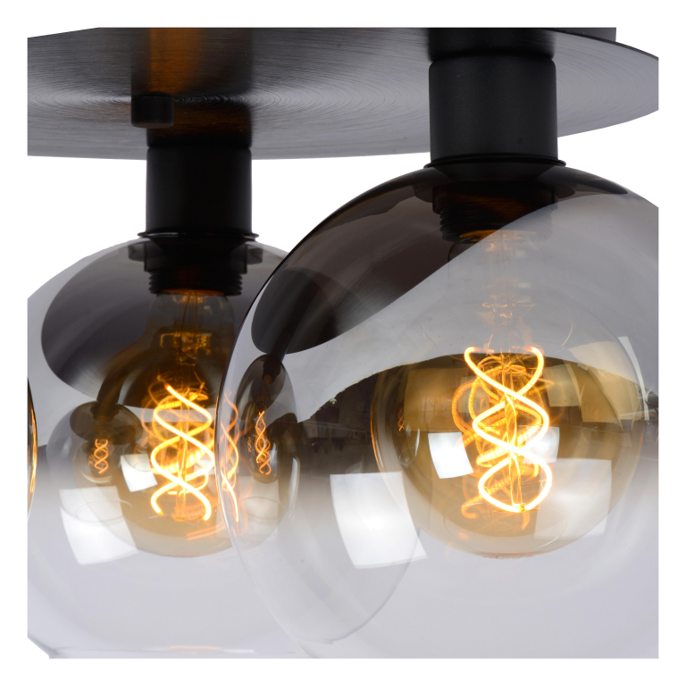 Lucide Marius 3 plafondlamp Ø50 messing