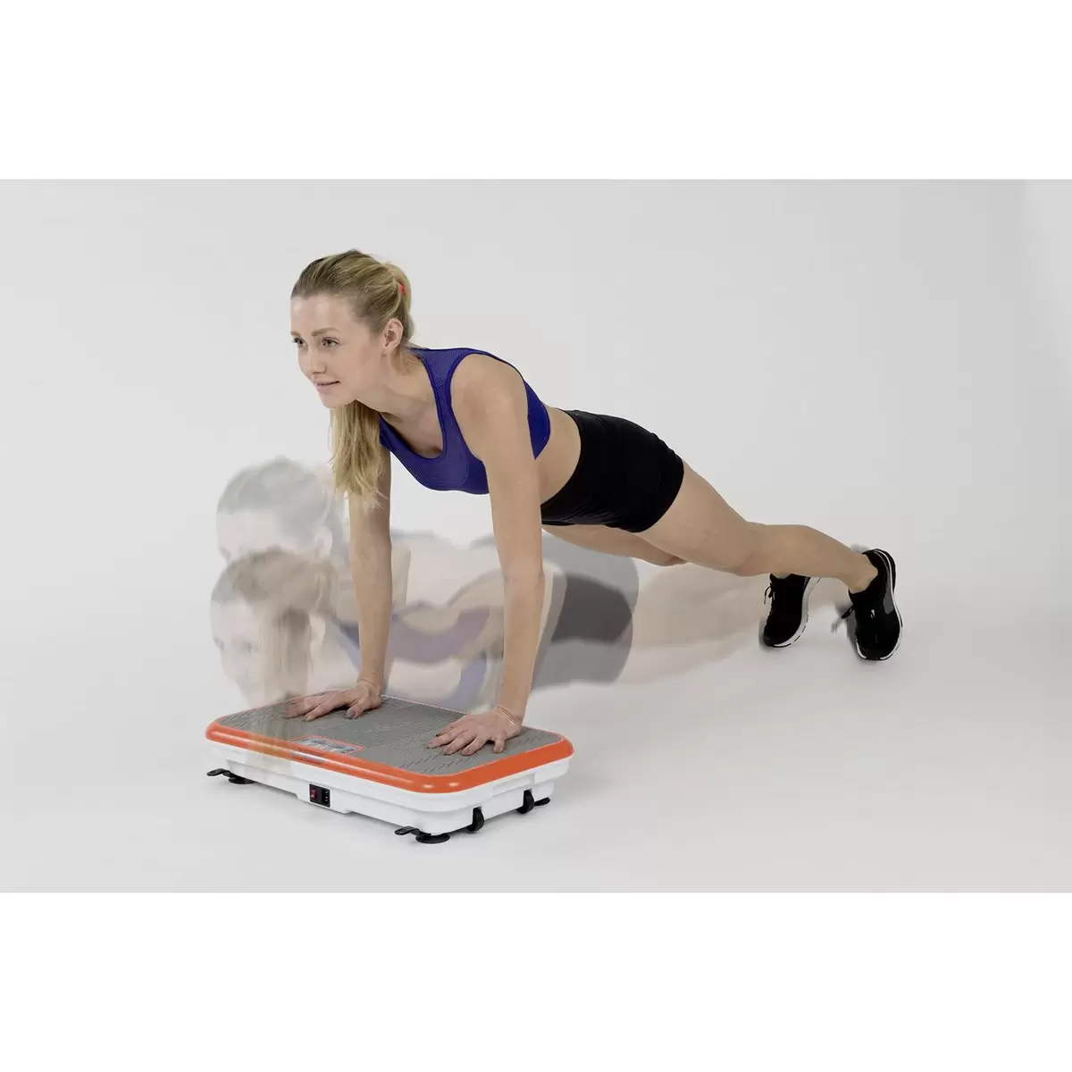Vibrationsplatte Vibro Shaper weiss,hellgrau,orange
