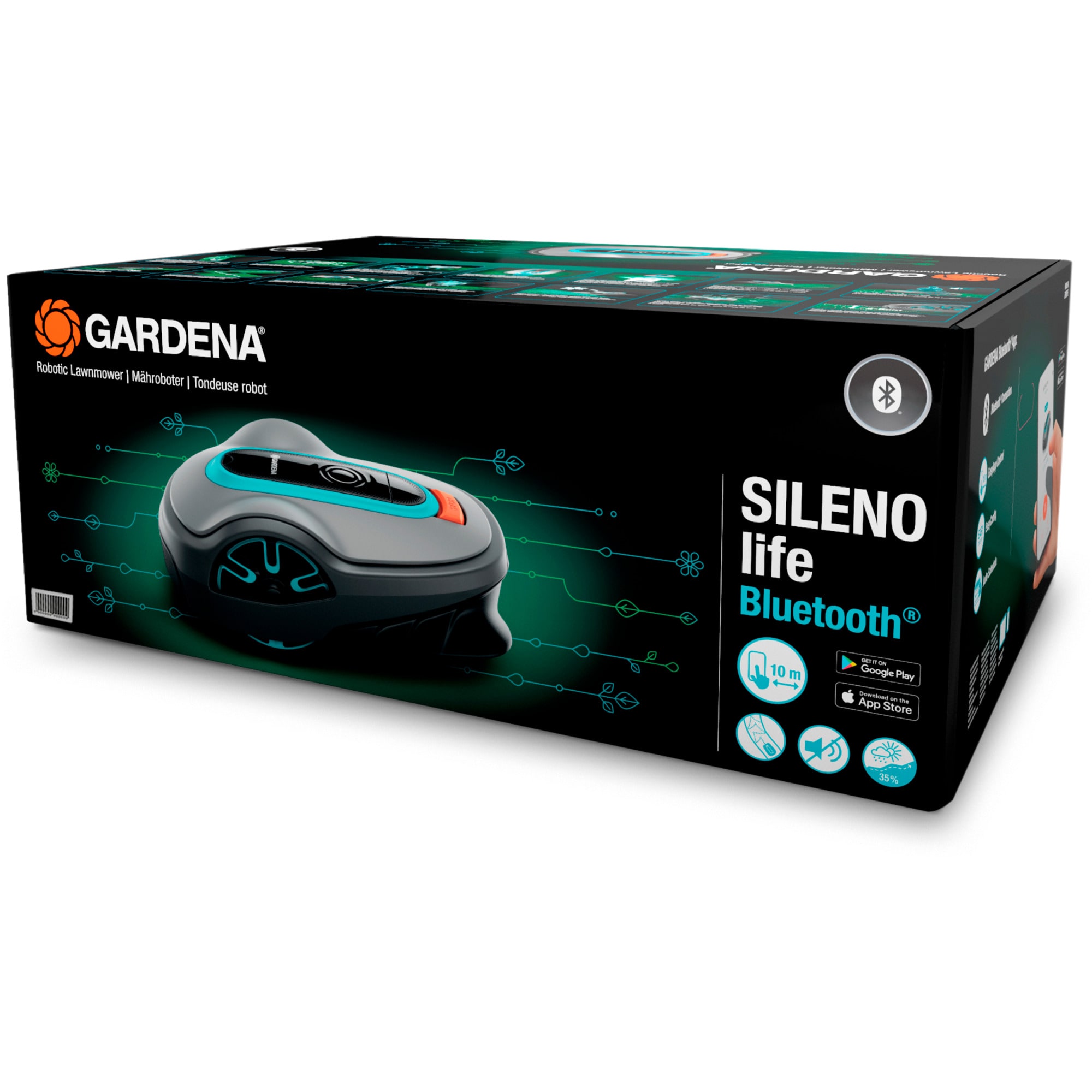 GARDENA Mähroboter Mähroboter SILENO life 750m²