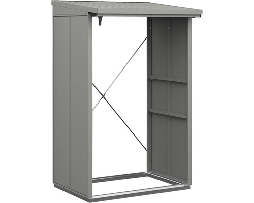Hörmann EcoStar Elegant-V Type 1 brandhoutberging, 122,7 x 102,5 x 198,0 cm, grijs aluminium