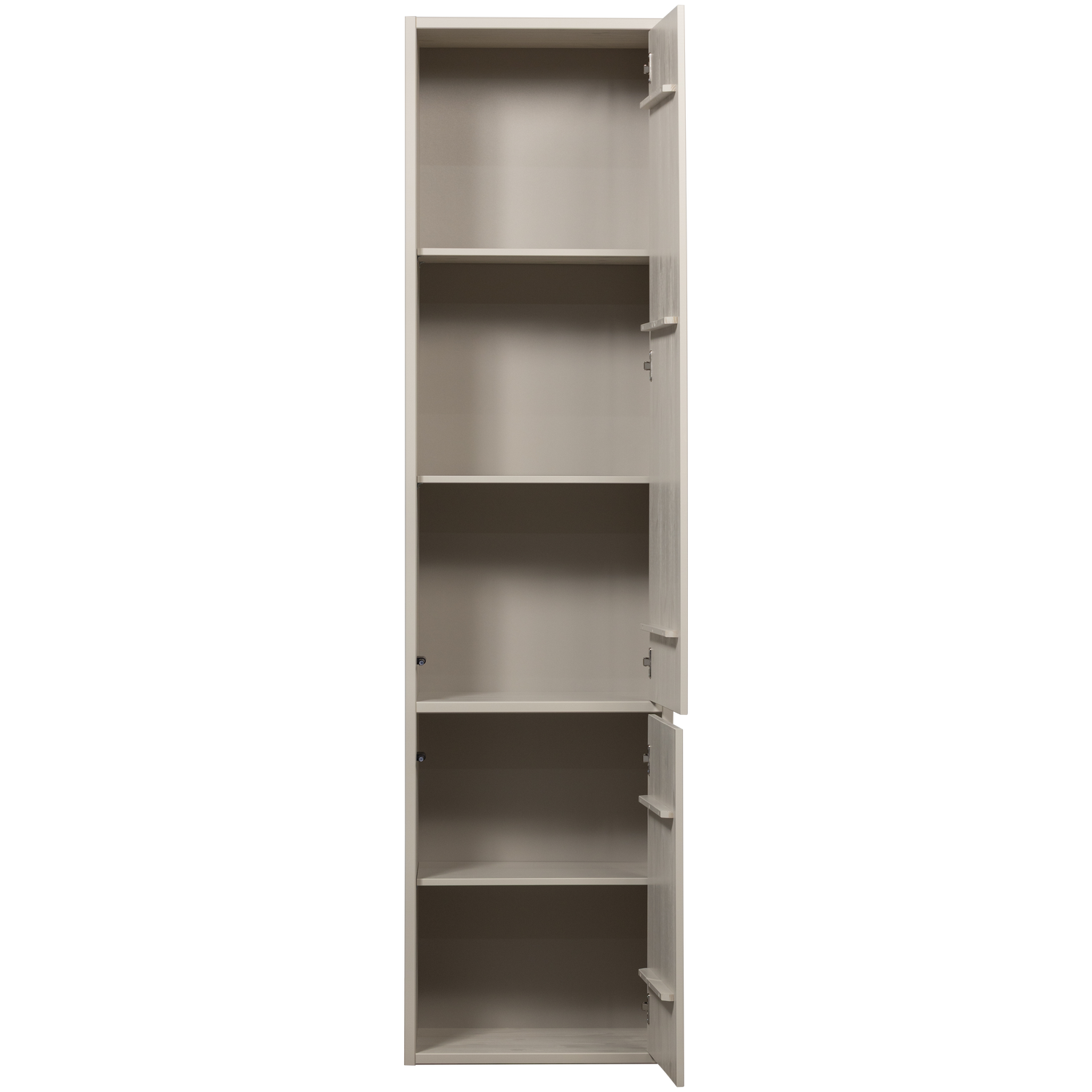WOOOD Meggy Smalle Opbergkast - Grenen hout - Dust |Grijs - 215x55x40