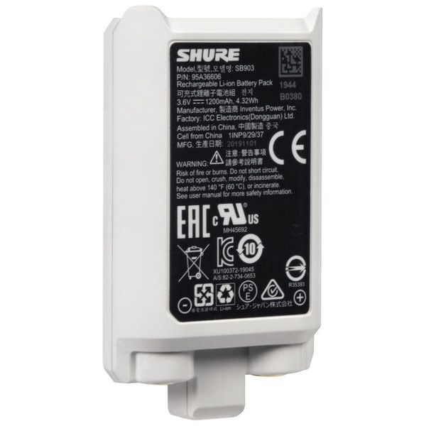 Shure SLXD Single Charging Bundle