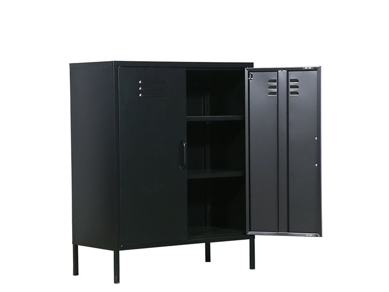 Metalen lockerkast Finn zwart