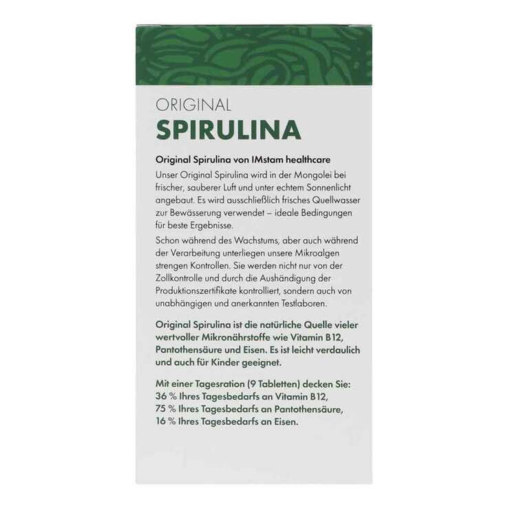 Original Spirulina Tabletten, 480 St