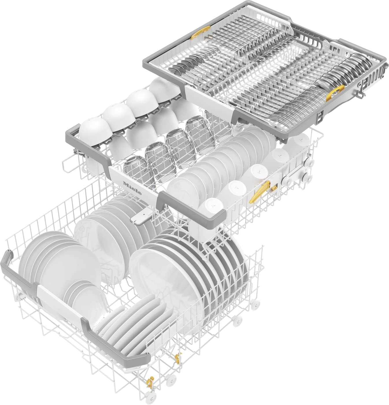 Miele G 7205 SCi XXL Einbaugeschirrspüler 60 cm/Design Flexkorb / 8 Programme/Farbe Edelstahl/Energieklasse A