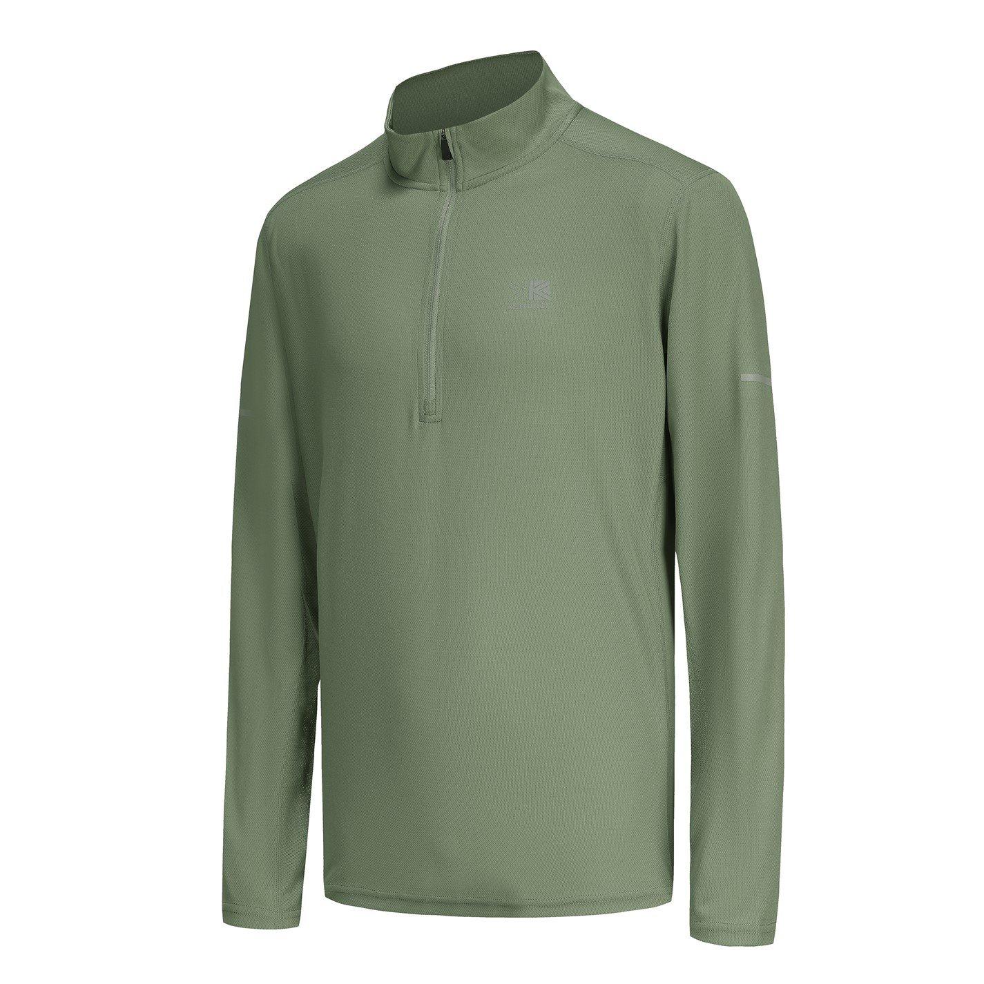 Karrimor Long SleevequarterZip Top Mens