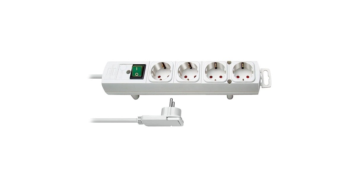 BrennenstuhlComfort Line Plus stekkerdoos 4-voudig stekkerdoos  (Wit, 2 meter)
