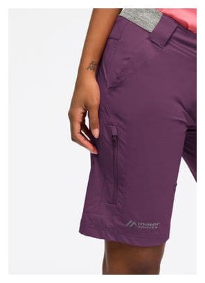 Short de Randonnée Femme Maier Sport Norit Regular Violet
