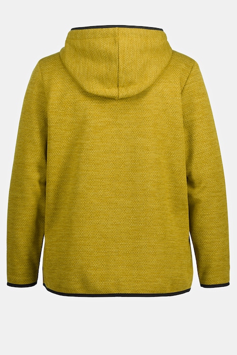 Fleecejacke, Wabenstruktur, Reflektoren, Zipptaschen