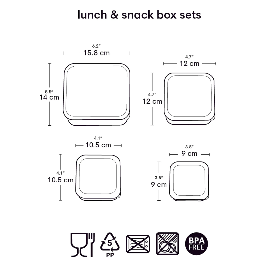 A little lovely company ALLC Lunch en Snackbox Dierenvriendjes