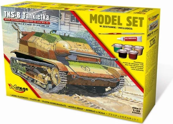 Mirage Tks-B tankette with Nkm 20mm wz38 Set (586915)