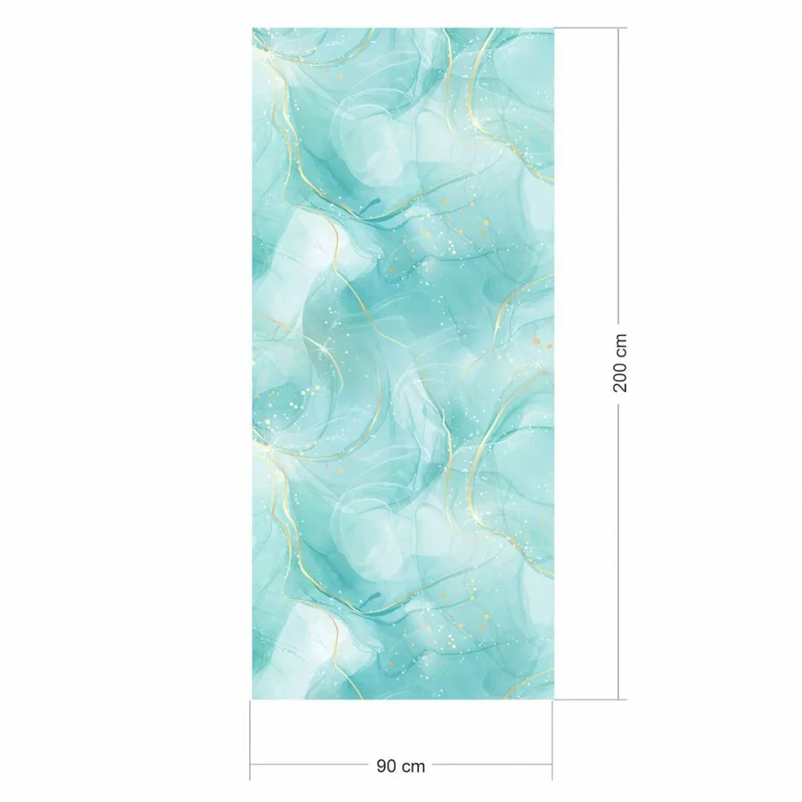 Nikima Klebefolie KF-30 selbstklebende Folie - Aqua türkis bunt