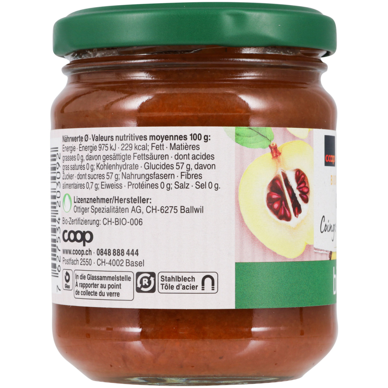 Naturaplan Bio Quitten Konfitüre