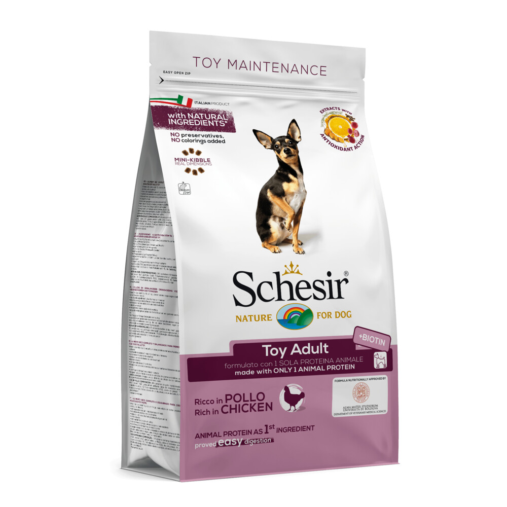 Schesir Hondenvoer Dry Toy Kip800 gr