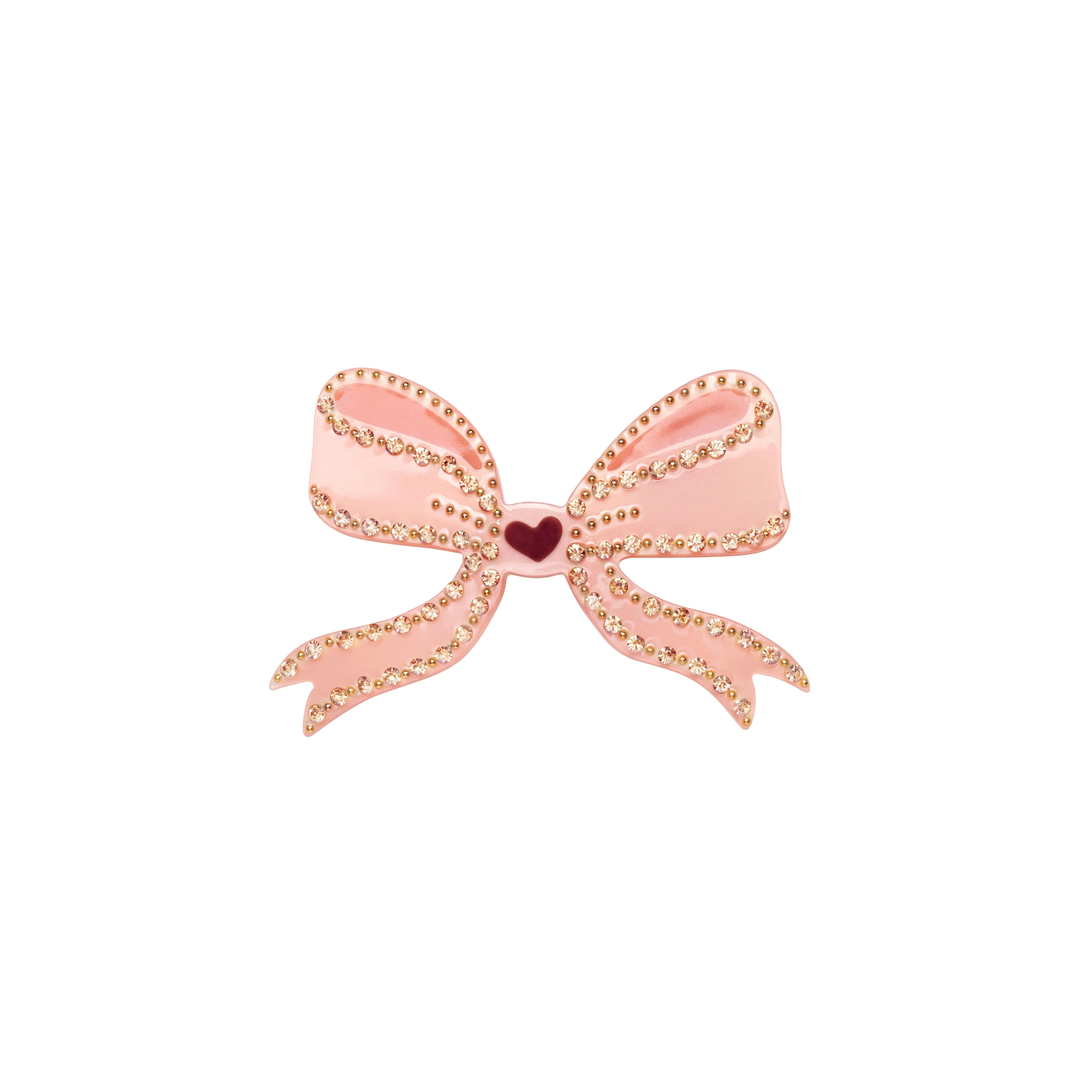 Maanesten  Bow hårspænde - Blush