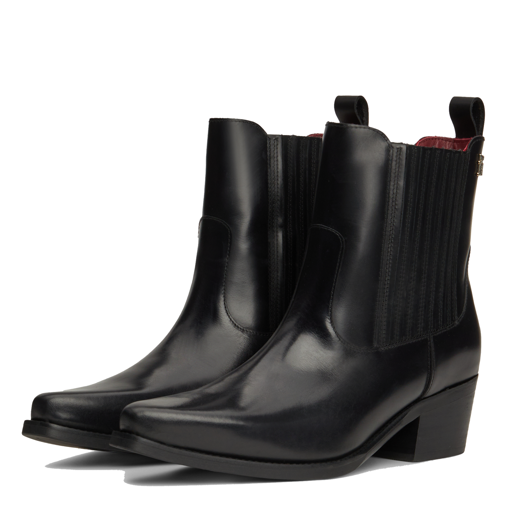 Bottines en cuir | Noir