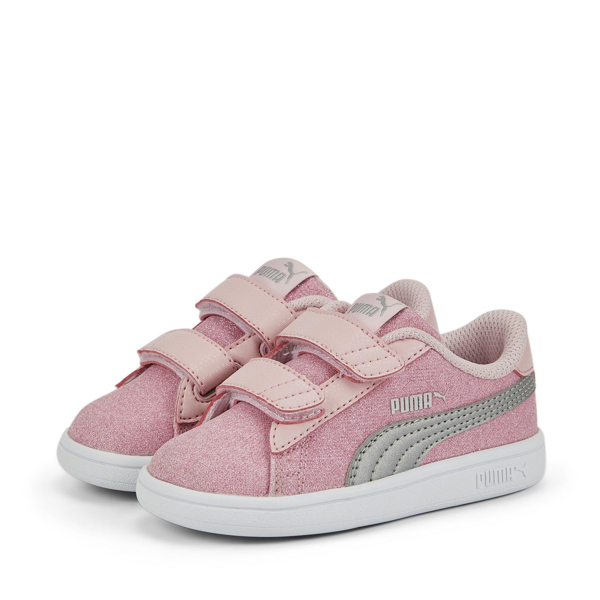 Puma Smash V2 Glitz Infant Girls Trainers