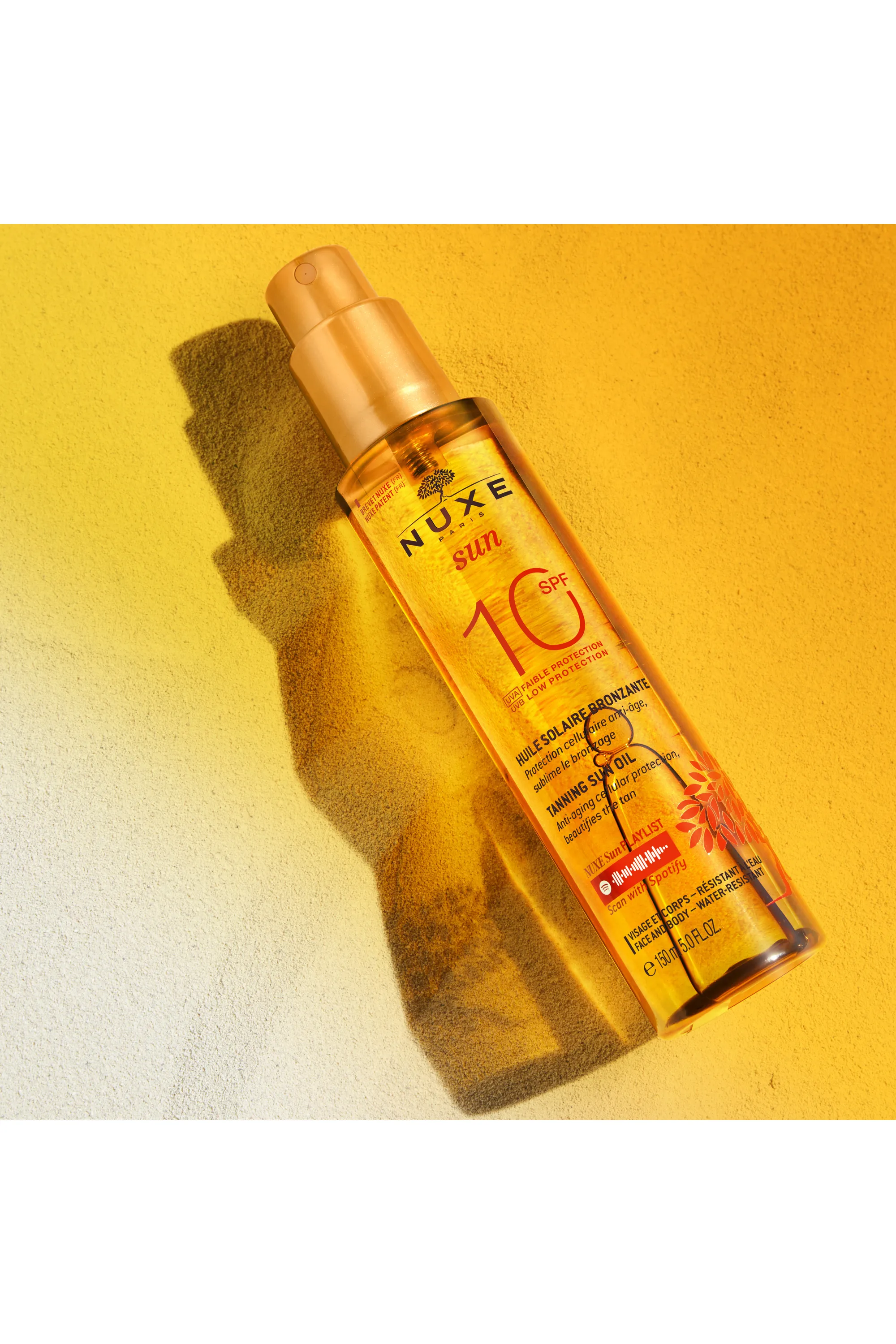 Nuxe Huile bronzante visage et corps SPF10 Nuxe Sun-150 ml