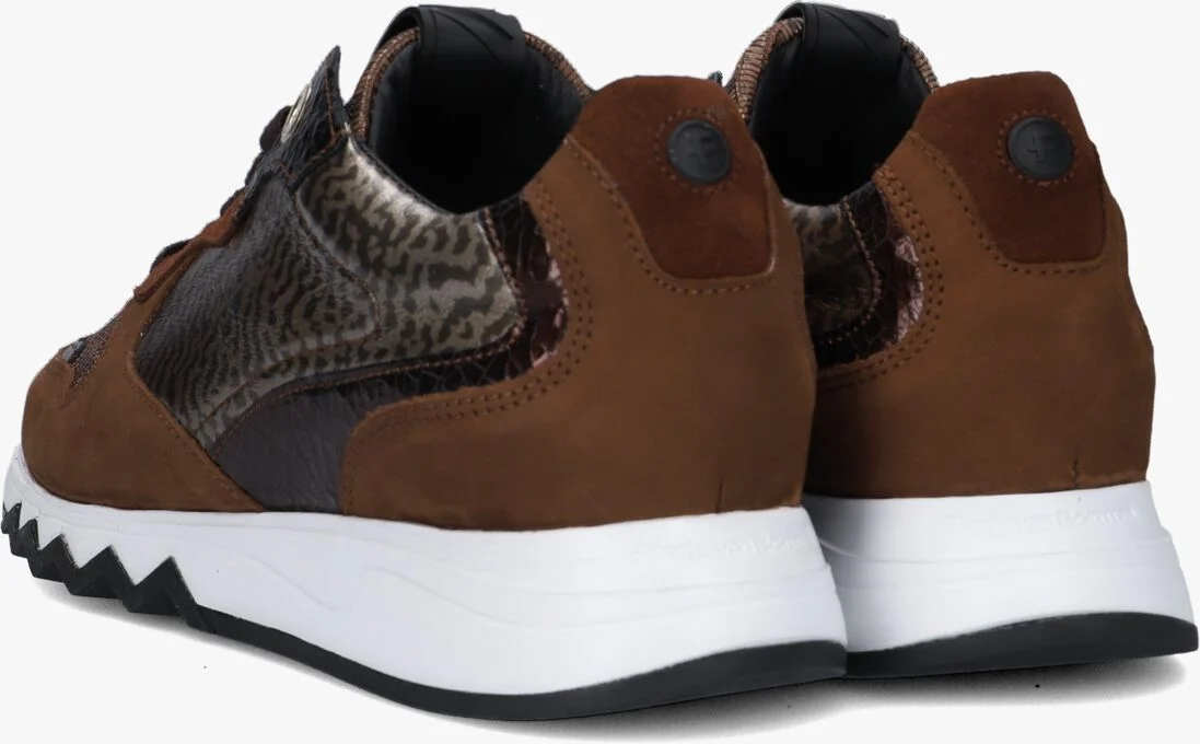 FLORIS VAN BOMMEL cognac floris van bommel lage sneakers sfw-10078