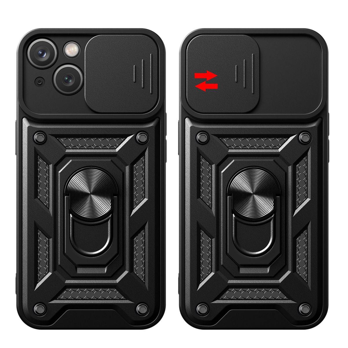 Hülle Handy Schutz für Apple iPhone 15 Kamera Case Cover Tasche Bumper Etuis Neu
