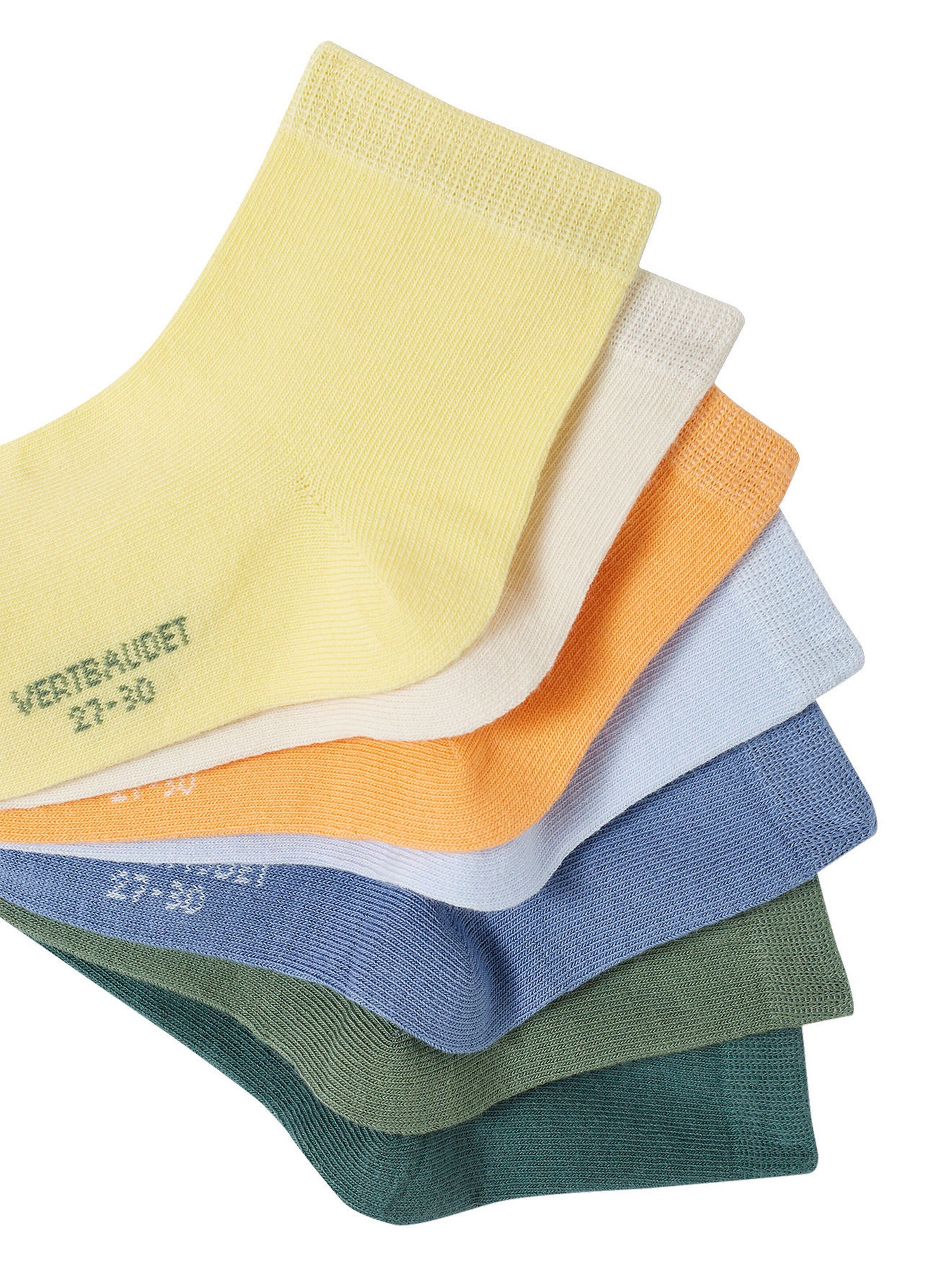 Vertbaudet 7er-Pack Jungen Socken BASICS himmelblau
