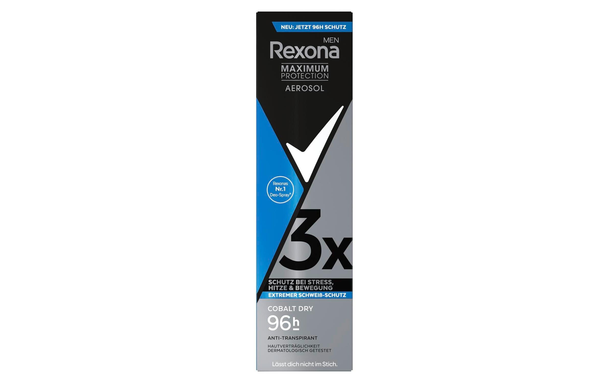 Deo Spray Maximum Protection Cobalt Dry Men 150 mlAnti-Transpirant Spray bietet langanhaltenden Schutz