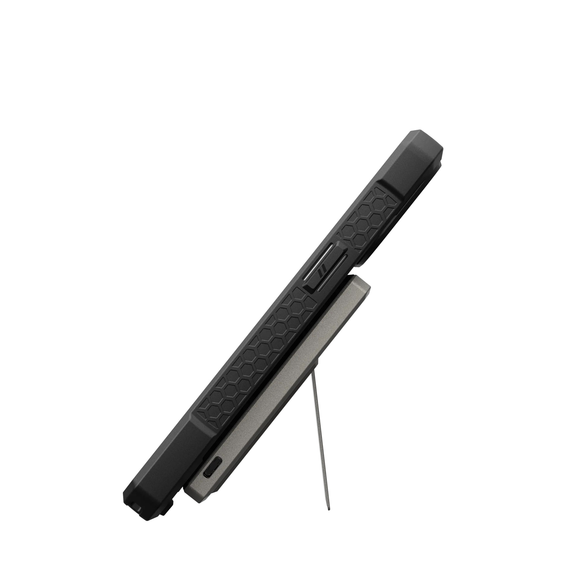 (20W) 5000mAh Rugged Magnetische MagSafe Powerbank USB C Ladegerät mit Kickstand   USB C Ladekabel (9B4417113636) - Titan Natur