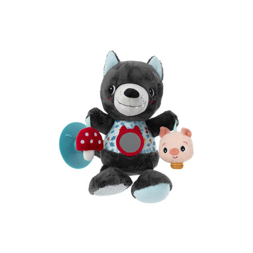 Peluche d'activités nomade Louis - Gris/bleu - LILLIPUTIENS