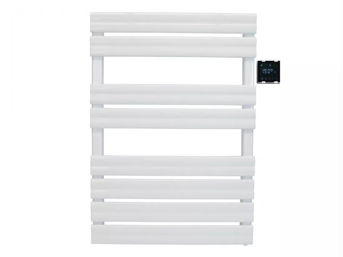 Sèche-serviettes blanc commande sans fil 500W