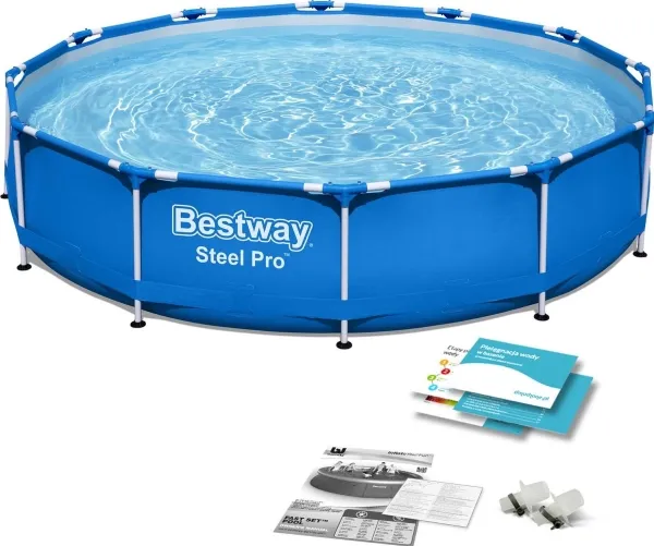 Bestway Frame Swimming Pool 12FT/366 x 76 cm Steel Pro MAX Deluxe BESTWAY