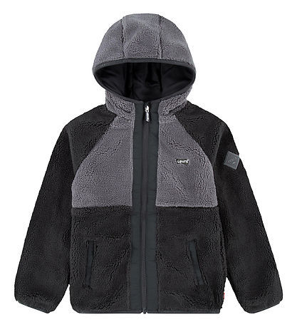 Levis Fleecejakke - Pirate Black/Gr?