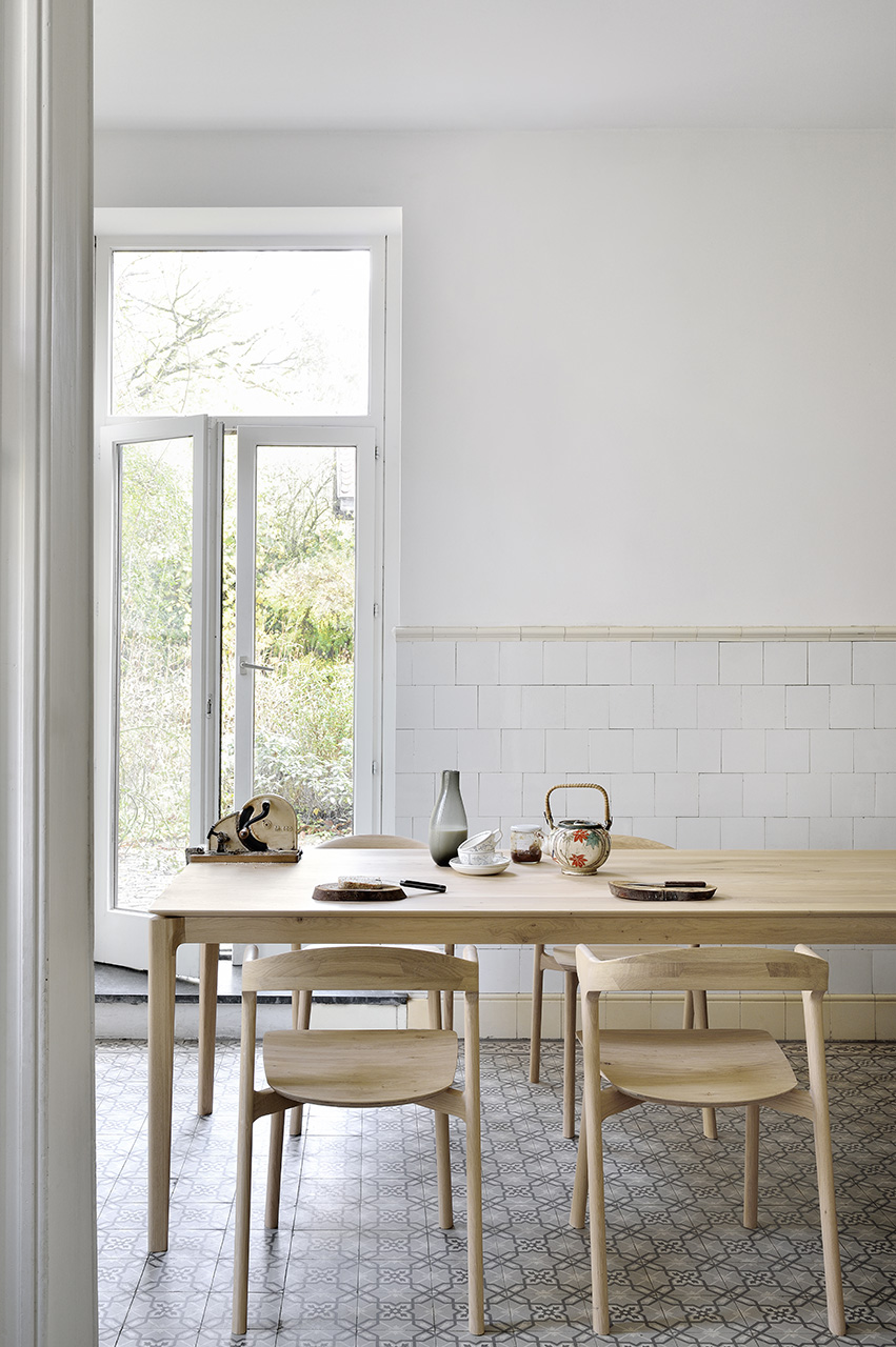 Eettafel Bok 160x80 cm eiken gelakt