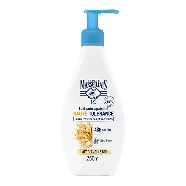 Le Petit Marseillais Leite de aveia calmante de alta tolerância 250 ml