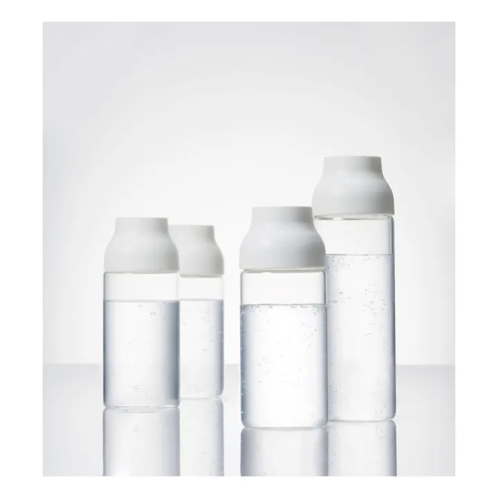 Kinto Carafe en verre Capsule - 1 L | Blanc