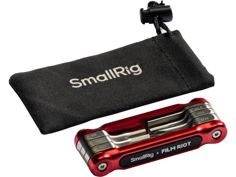 Smallrig 7-in-1-Klappschlüsselsatz Rot 7-in-1-Klappschlüsselsatz mit Mehrfachwinkelpositionierung