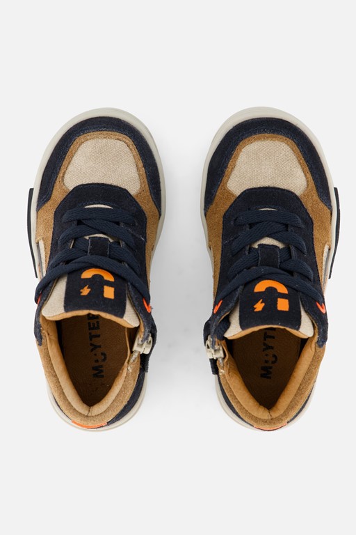 Muyters Mid Sneakers cognac Leer