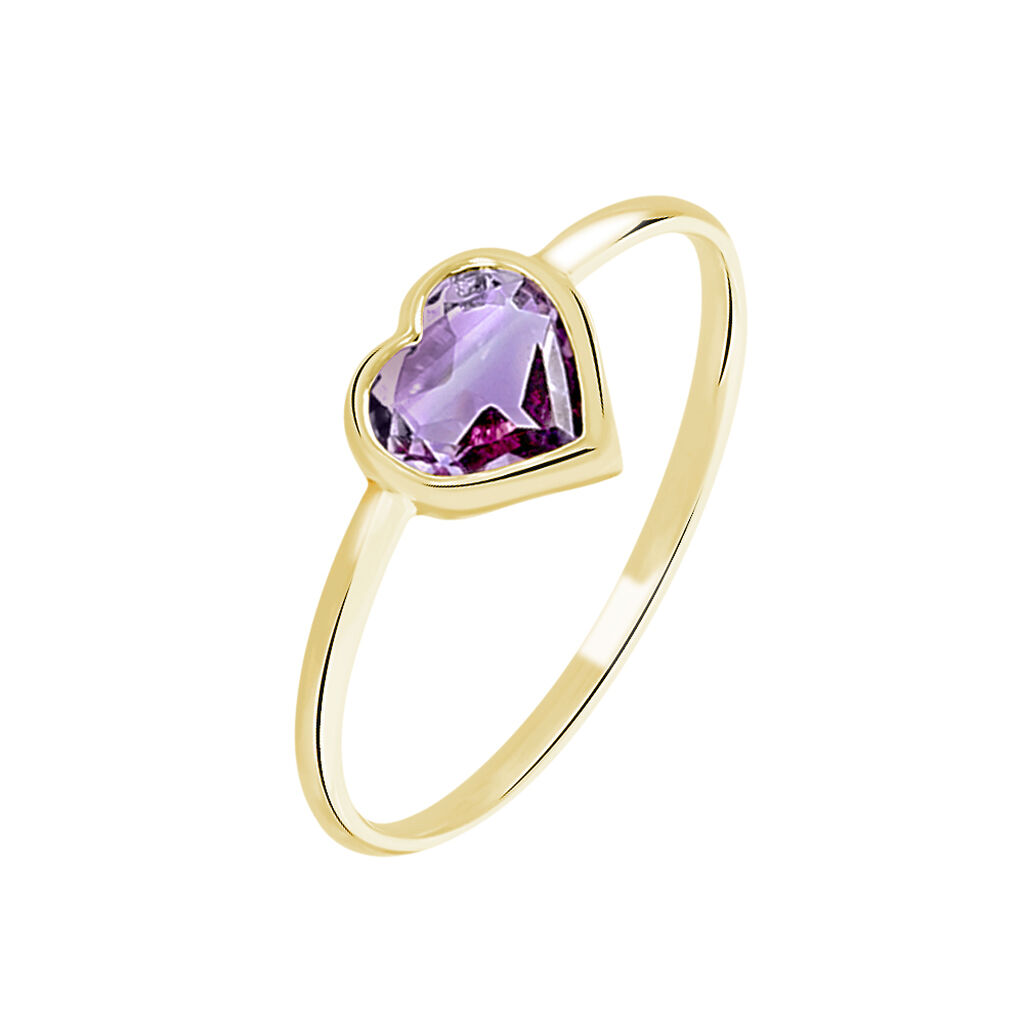 Bague Marsie Or Jaune Améthyste