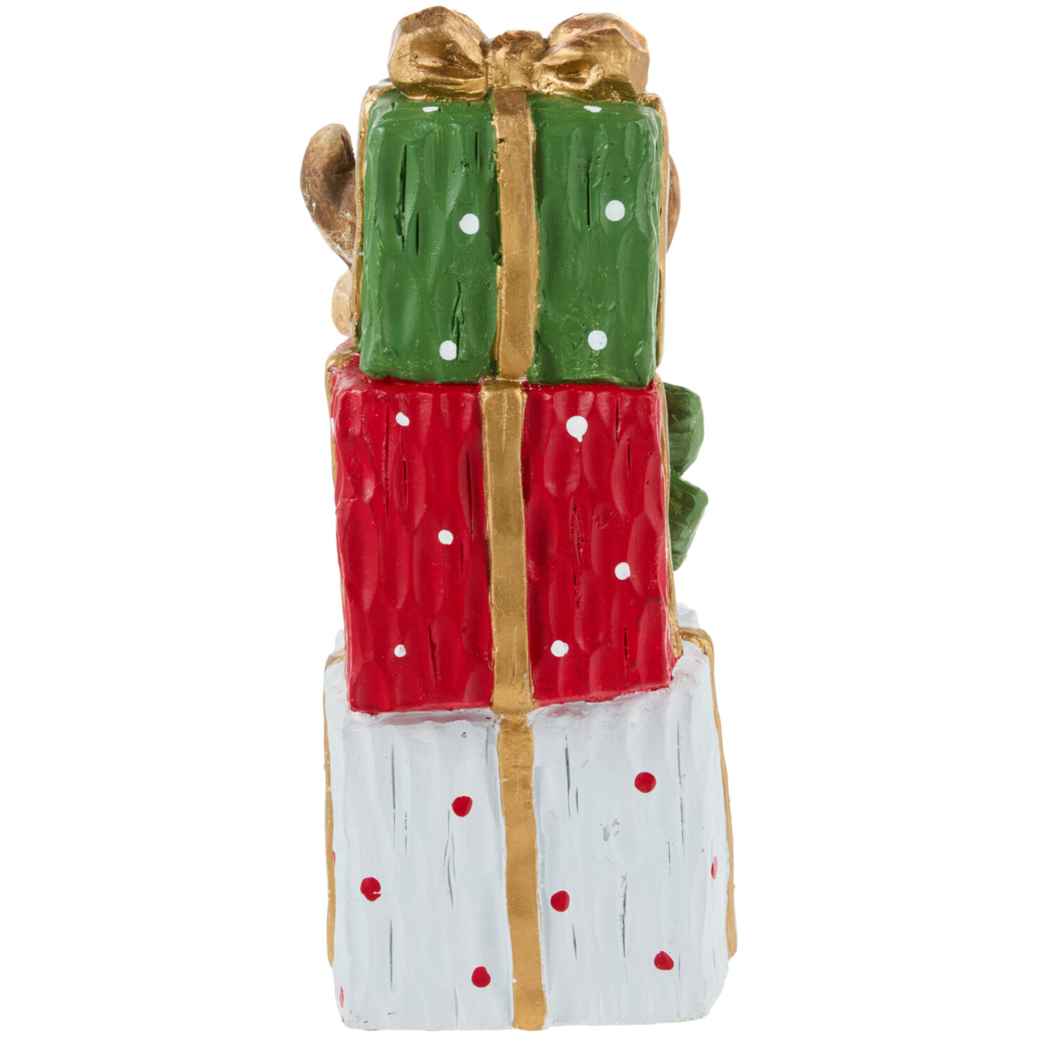 Tonfigur Hirsch auf Geschenke LED