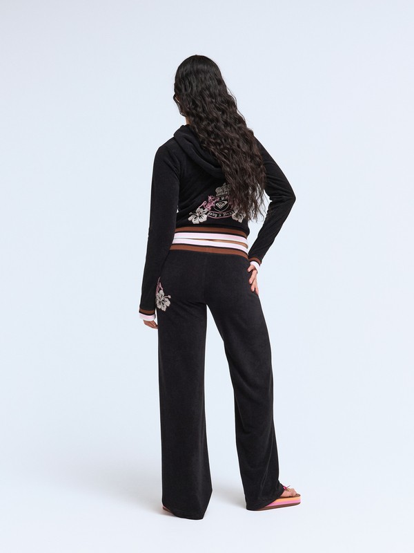 Roxy X Juicy Couture Bas de survêtement Noir Femme