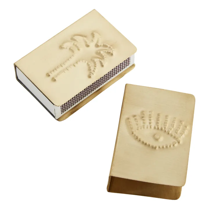 Madam Stoltz Etui de boîte allumettes - Set de 2