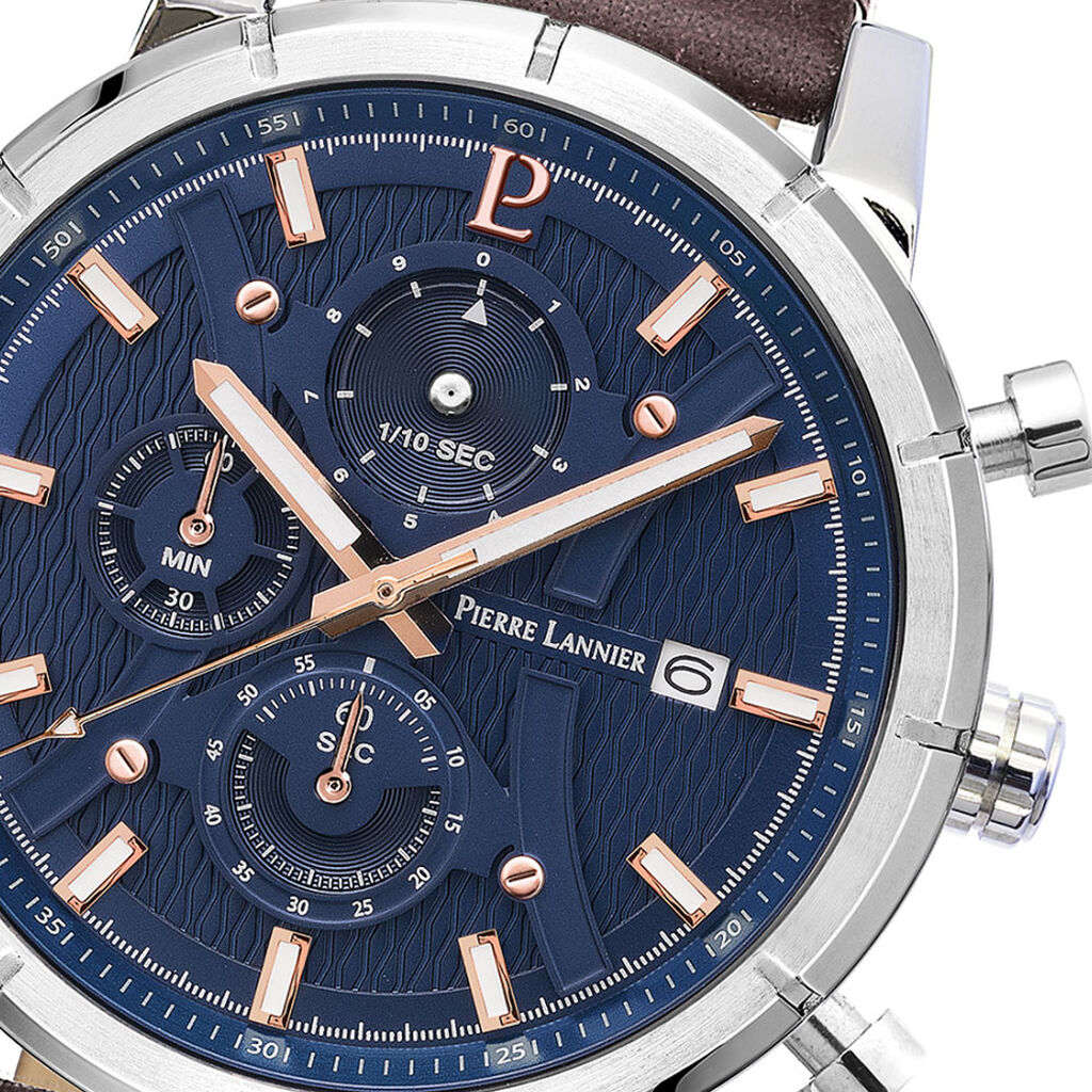 Montre Pierre Lannier Criterium Bleu